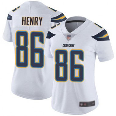 Los Angeles Chargers NFL Football Hunter Henry White Jersey Women Limited #86 Road Vapor Untouchable->los angeles chargers->NFL Jersey